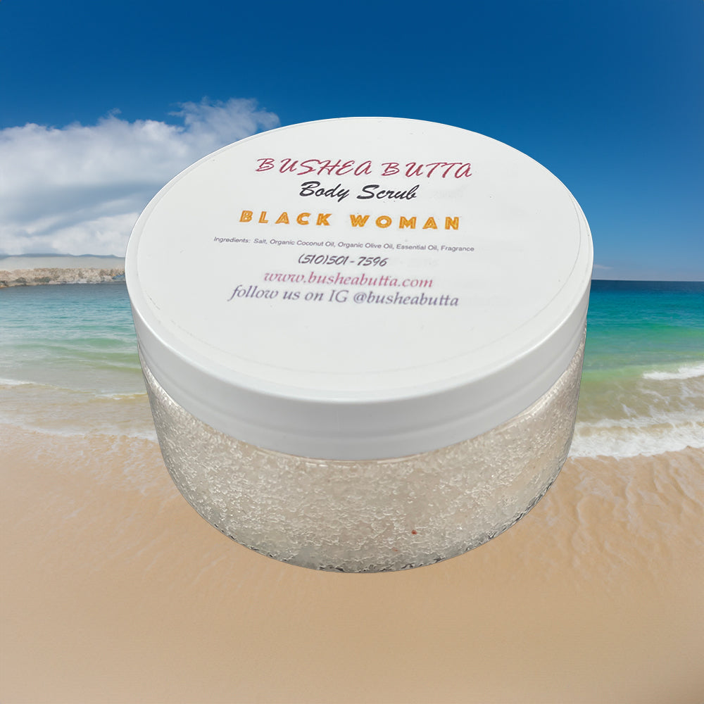 Black Woman Body Scrub